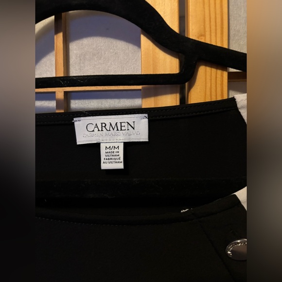 Black and light gray Women's Top - Picture 2 of 3